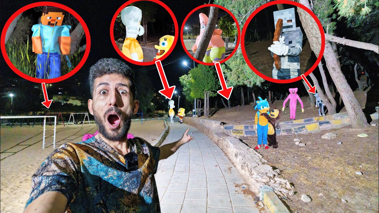 دخلت غابة الشخصيات الكرتونية الشريرة التقيت بشفيق وبسيط ودخلت عالم ماين كرافت وماشا والدب