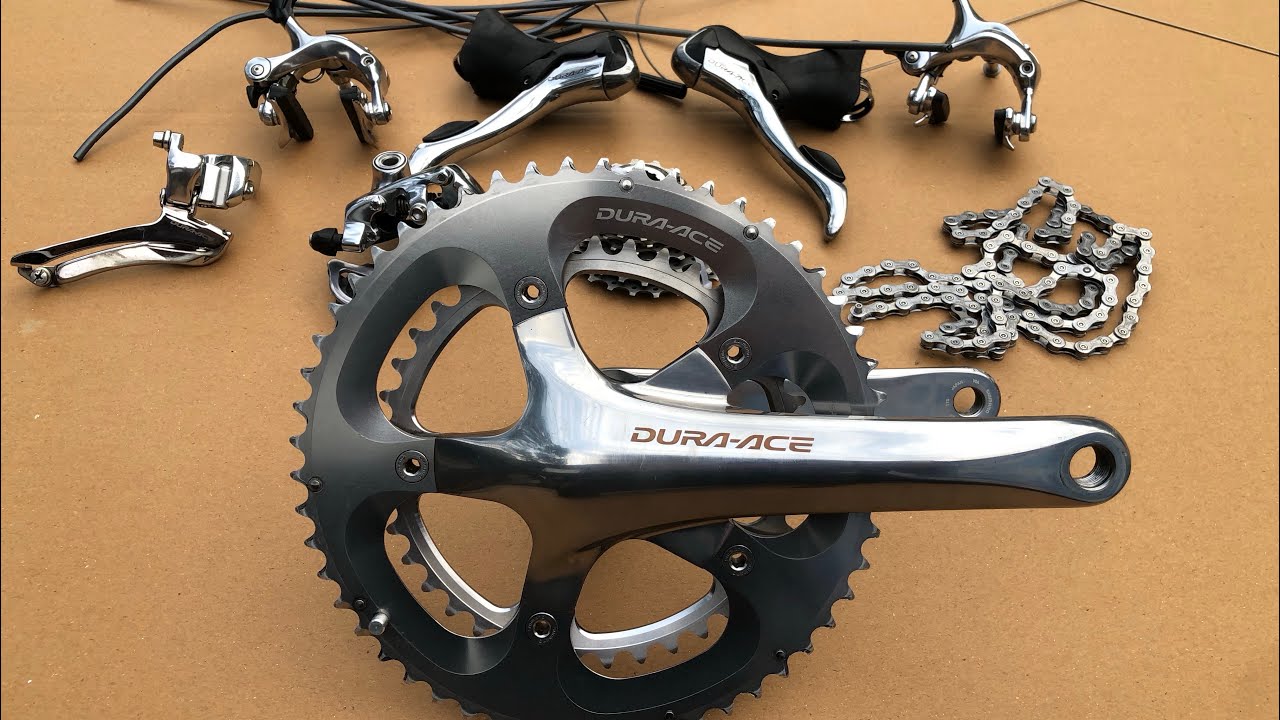 26-2 | Dư dùng group Dura Ace 7800 còn rất mới và đẹp, lên đồ cho xế cổ thì hết bài các bác ạ 