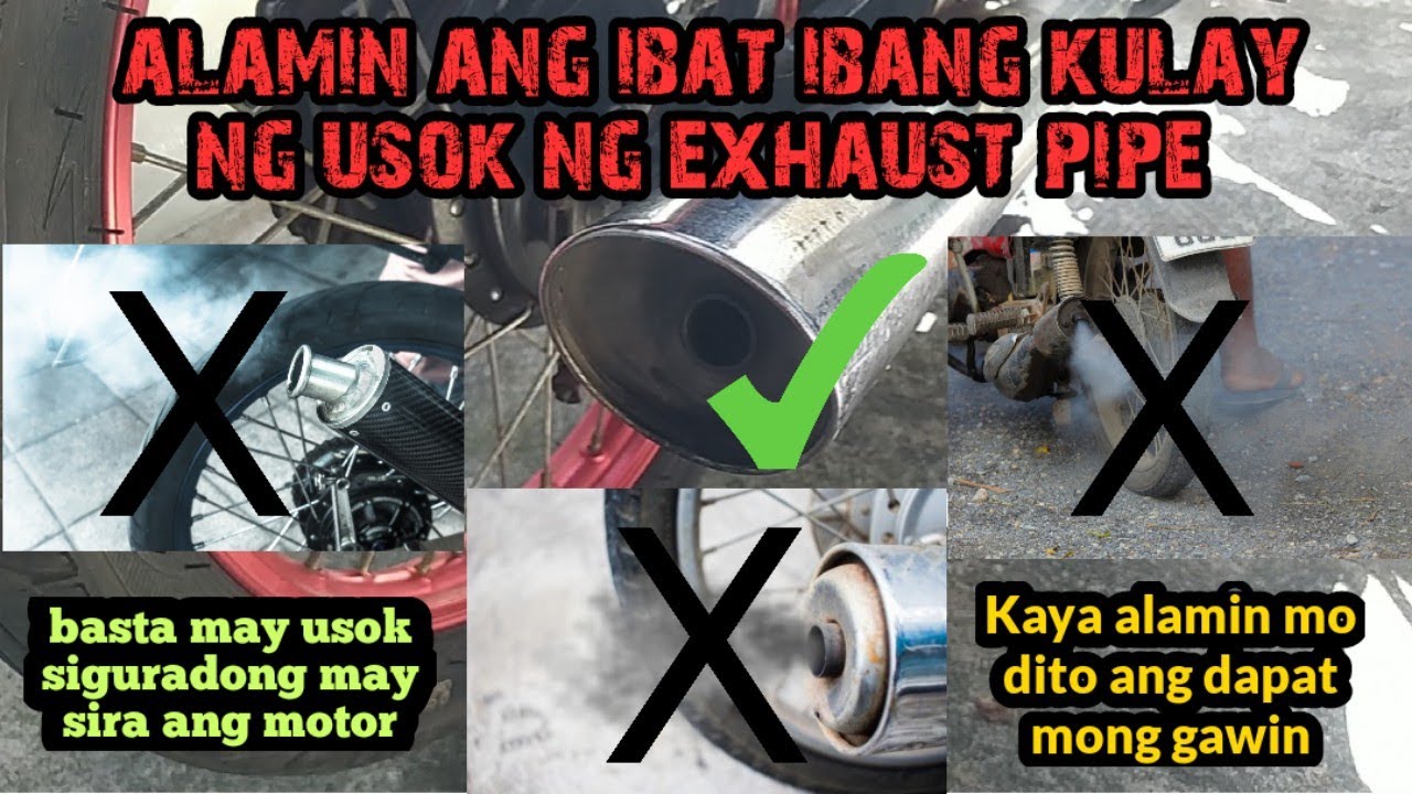 may usok ang exhaust pipe, ano ang gagawin?