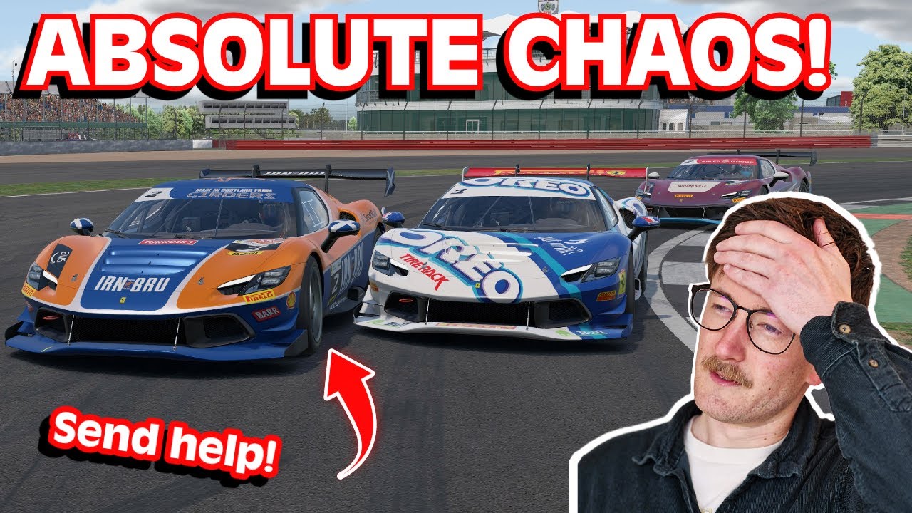 A Truly CHAOTIC Combo! | iRacing Ferrari Challenge @ Silverstone