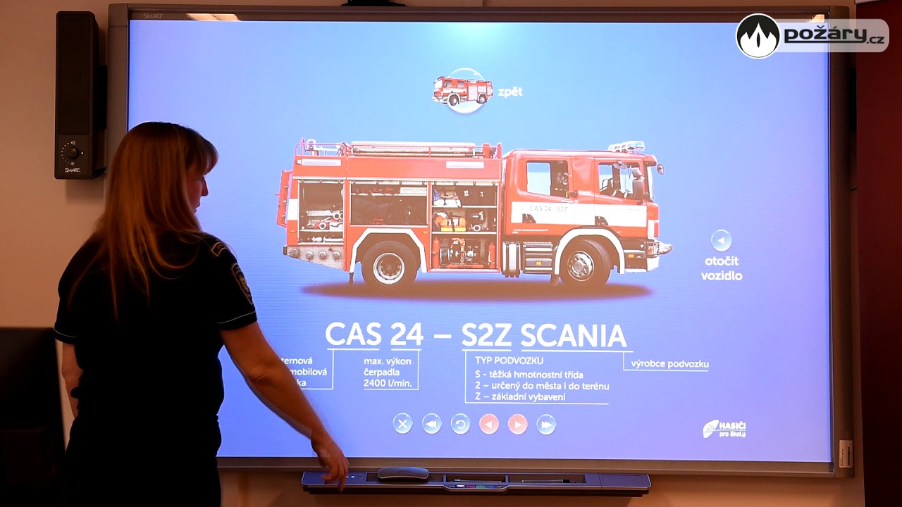 POŽÁRY.cz: Ukázka výukové hodiny v rámci projektu 