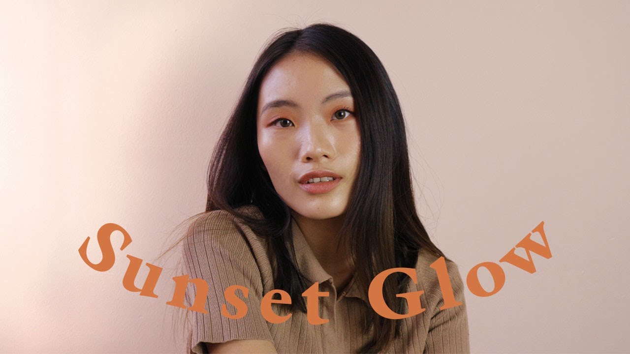Sunset Glow makeup look