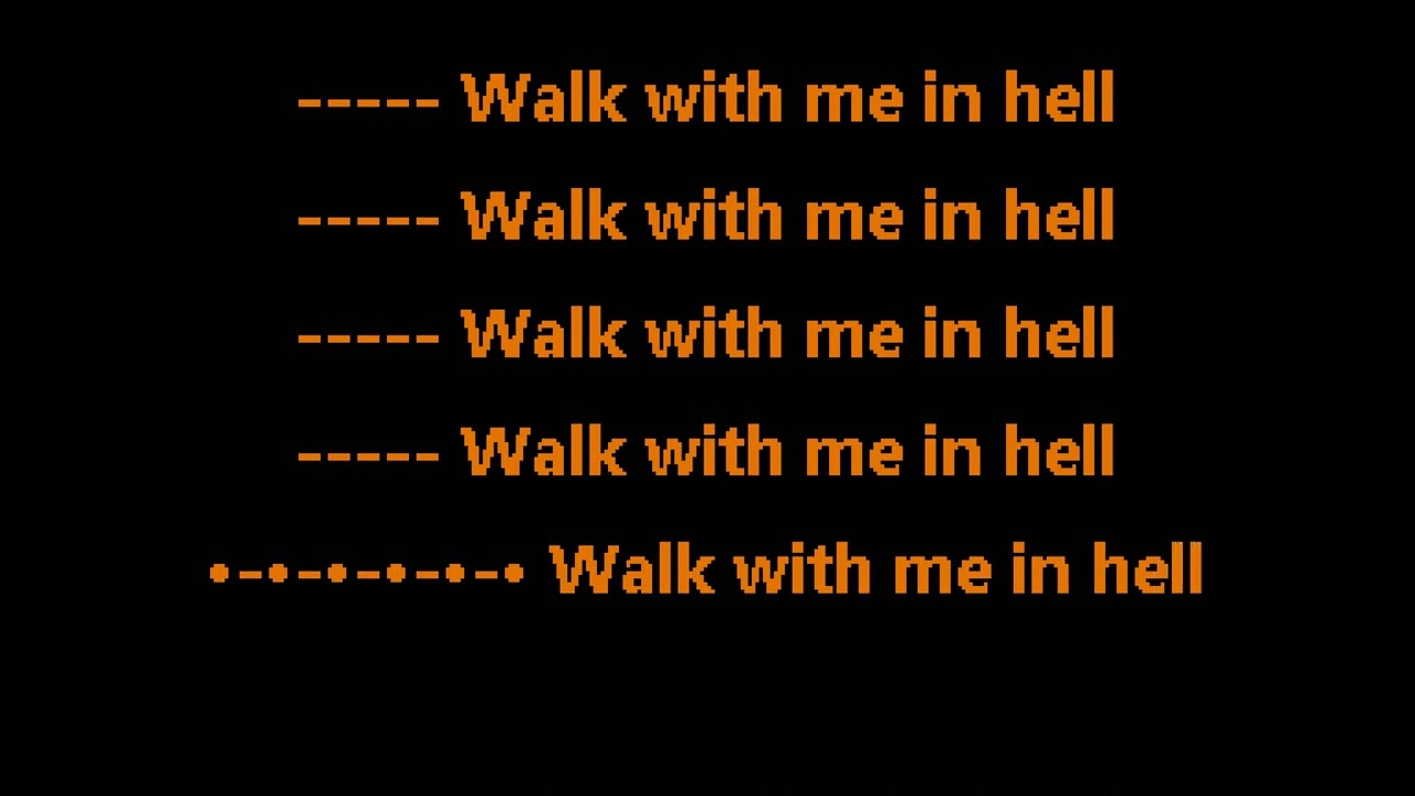 Lamb Of God - Walk With Me In Hell