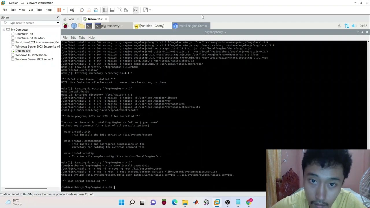 Nagios free network monitoring tool (debian10)