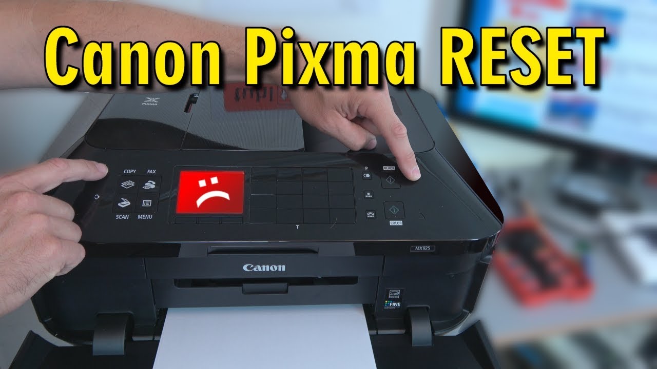 Canon Pixma RESET - [English Subtitles] - Drucker zurücksetzen - [4K]