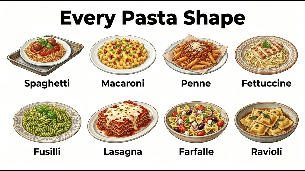Every Pasta Shape Explained in 9 Minutes