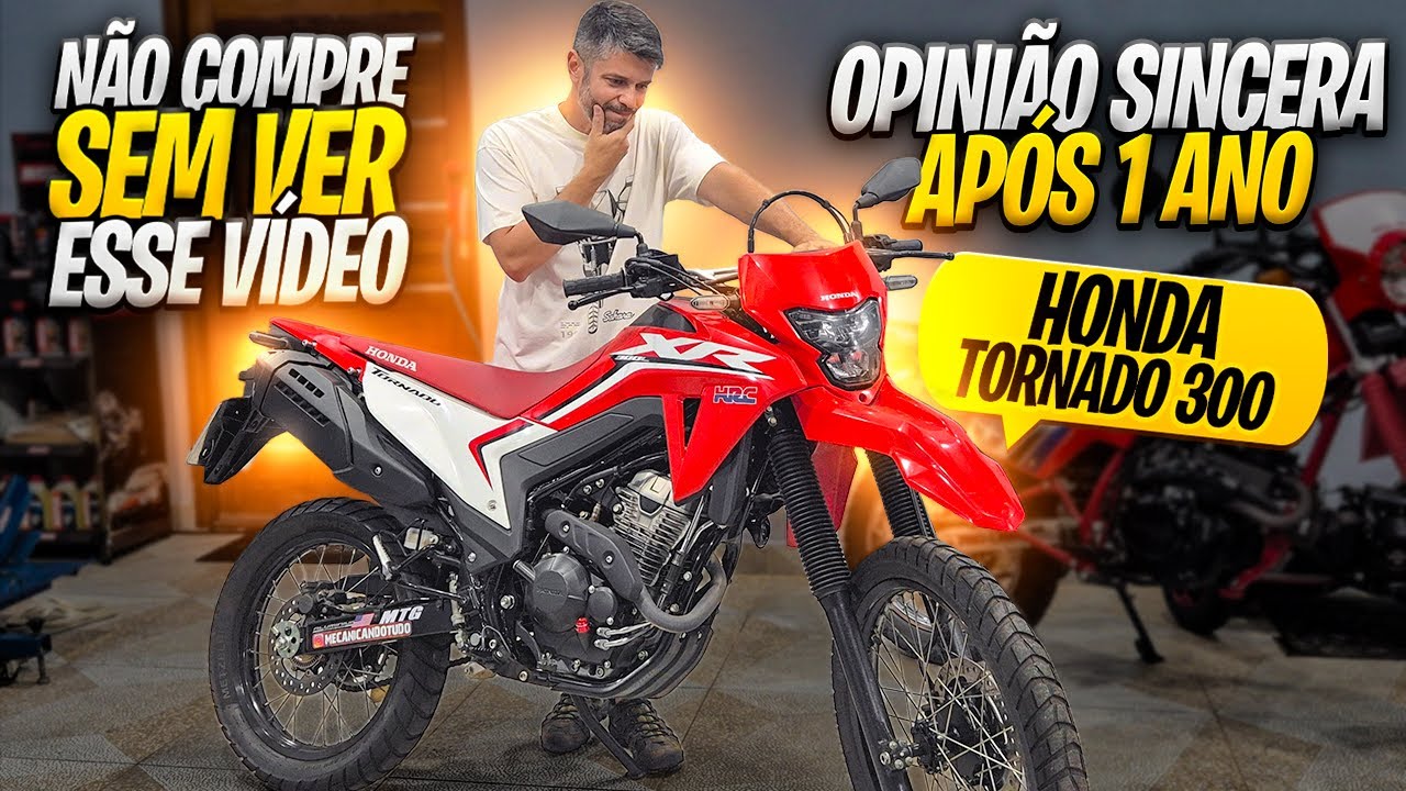HONDA TORNADO 300 Opinião sincera após 1 ano - Não compre uma sem ver esse vídeo - MECANICANDO