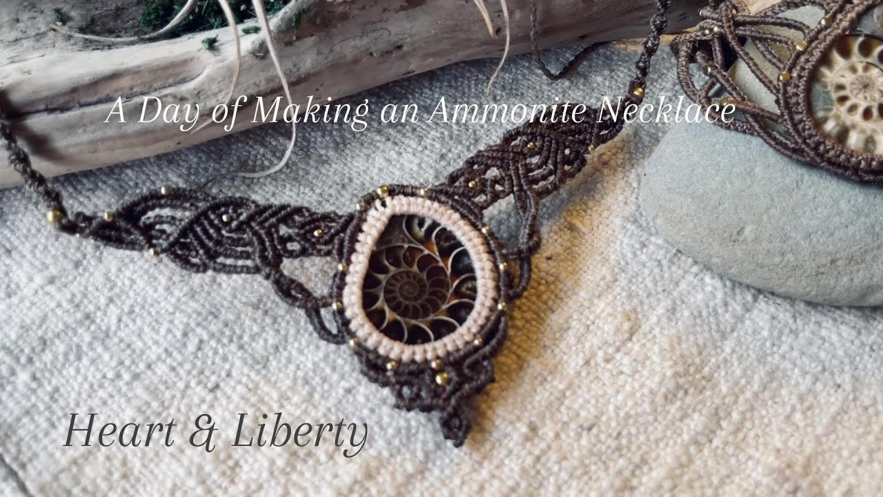 A Day of Making an Ammonite Necklace | Heart & Liberty