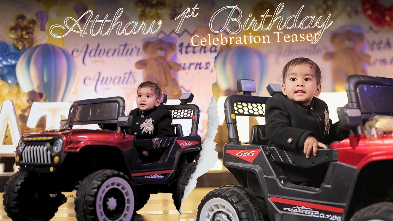 Attharv’s 1st Birthday Celebration 🎂 | Delhi Birthday Party Highlights | Family Celebration