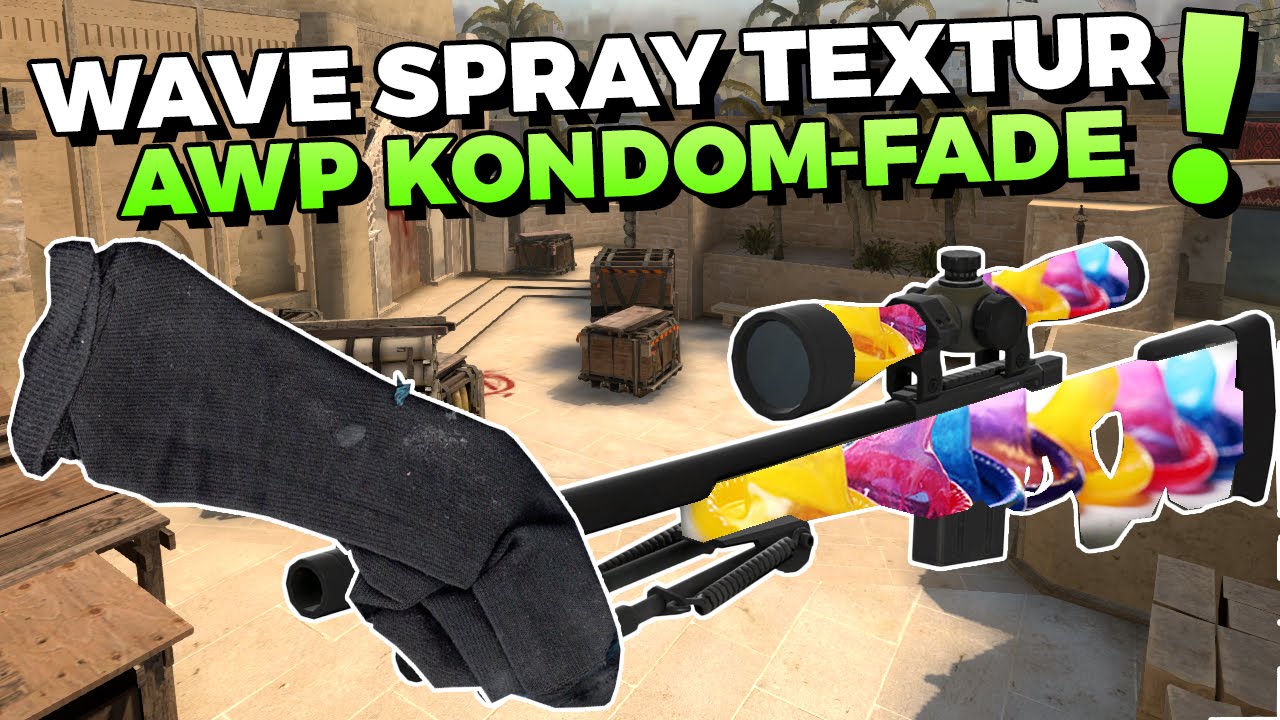 CS:GO - Wave Spray Textur Tutorial + AWP Kondom Fade patentiert!