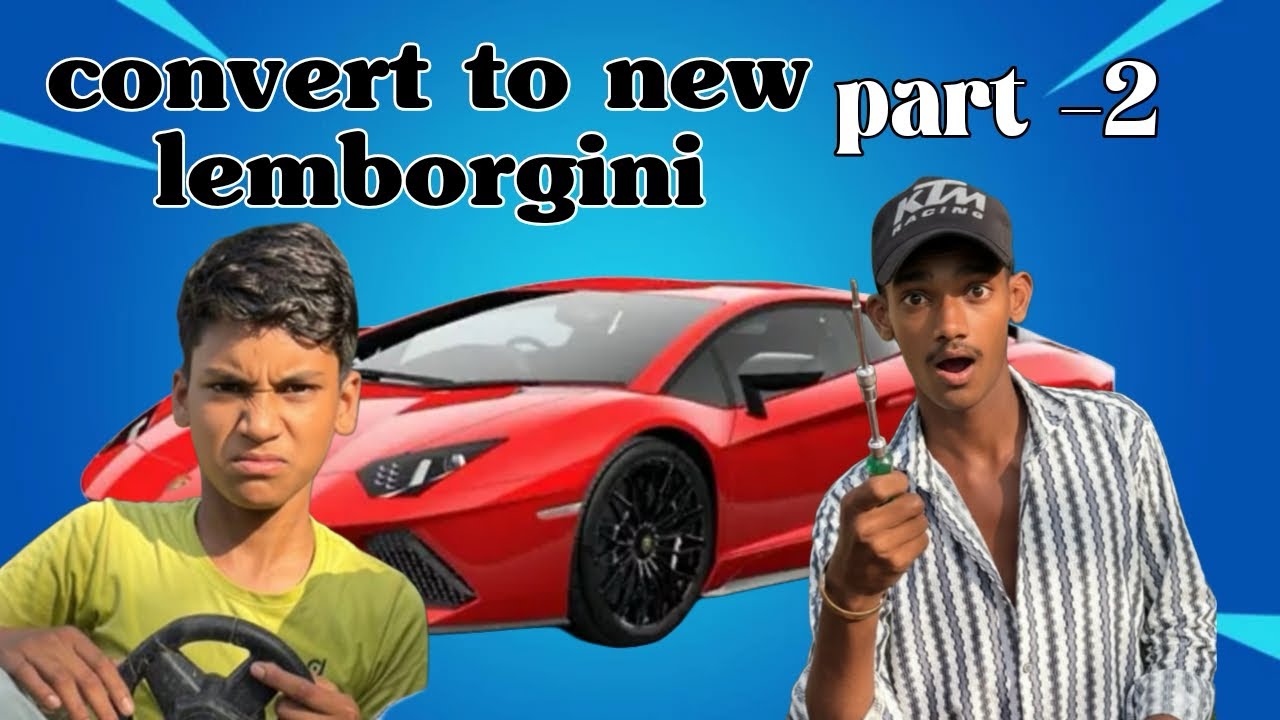 Lamborghini car modify 👨🏿‍🔧🚘 || part 2 Jugadu experiment ||