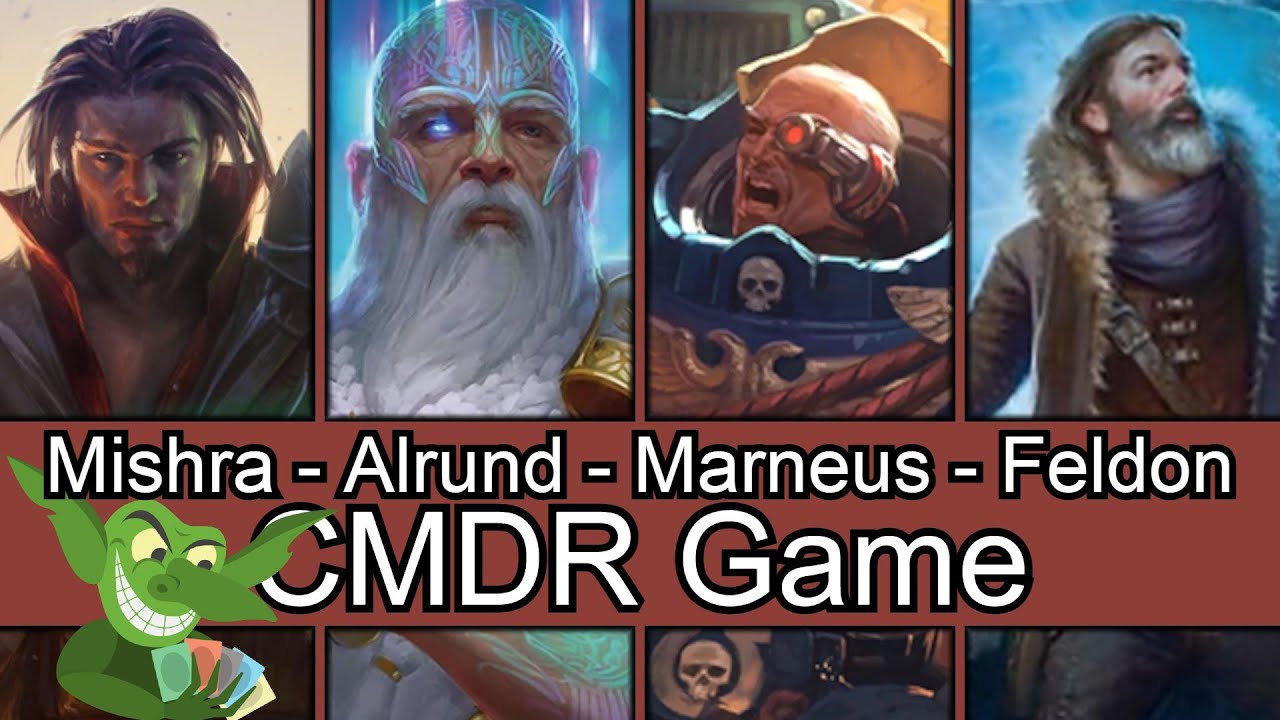 Needs more blue! Mishra vs Alrund vs Marneus vs Feldon #edh #cmdr game