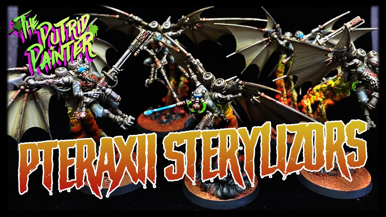 How to paint Adeptus Mechanicus Pteraxii Sterylizors