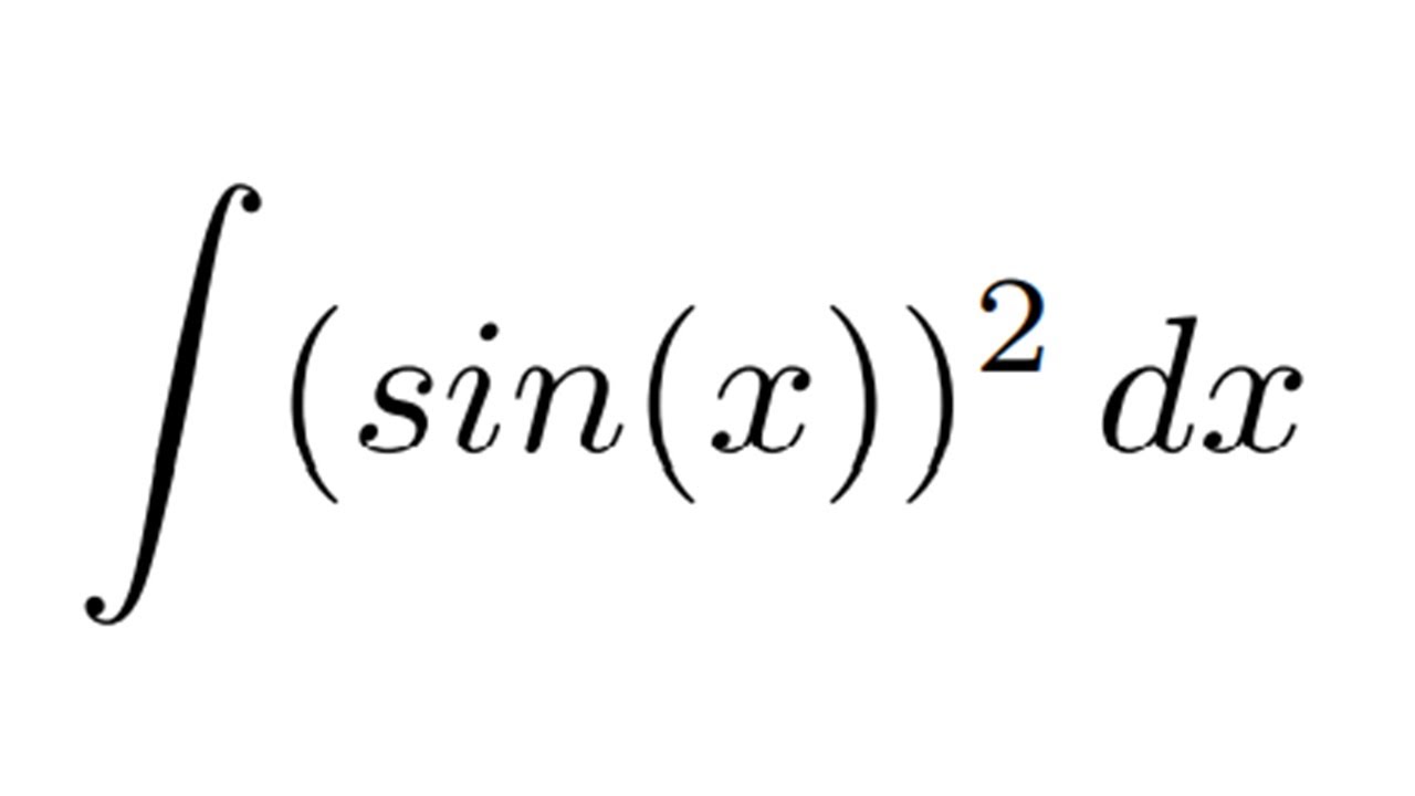 (sinx)^2 integrieren: partielle Integration | INTEGRIEREN LERNEN #29