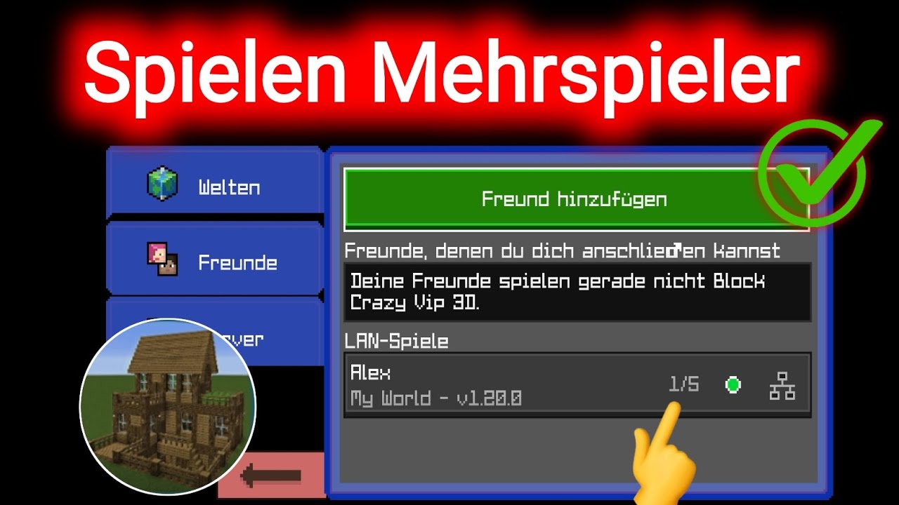 So spielt ihr Multiplayer mit Freunden in Block Crazy Robo World VIP 3D (Einfache Anleitung!)🎮✅️