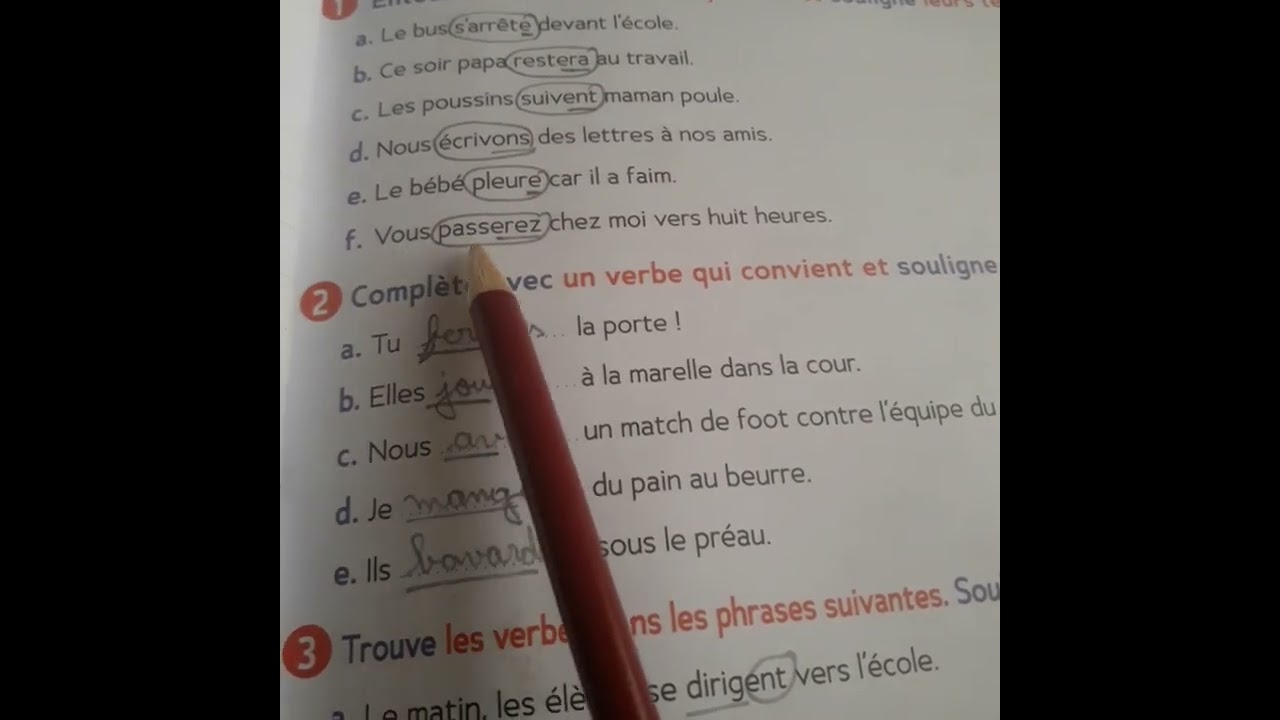 le trésor des mots ce2 cahier d'activité conjugaison page:17