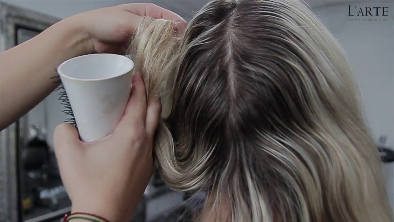 Platinblond Blayage by #lartistas