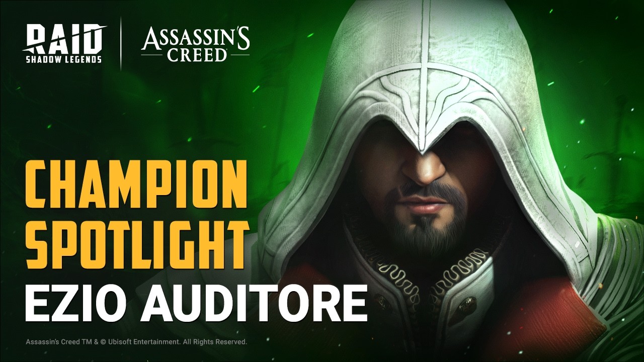 RAID: Shadow Legends x Assassin&rsquo;s Creed | Champion Spotlight | Ezio Auditore