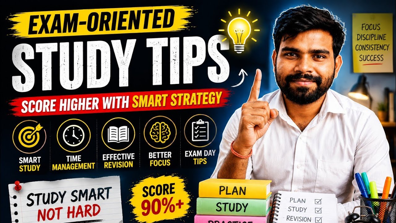Exam-Oriented Study Tips 📚 | Score Higher with Smart Study Strategy | By Mentor Nitish