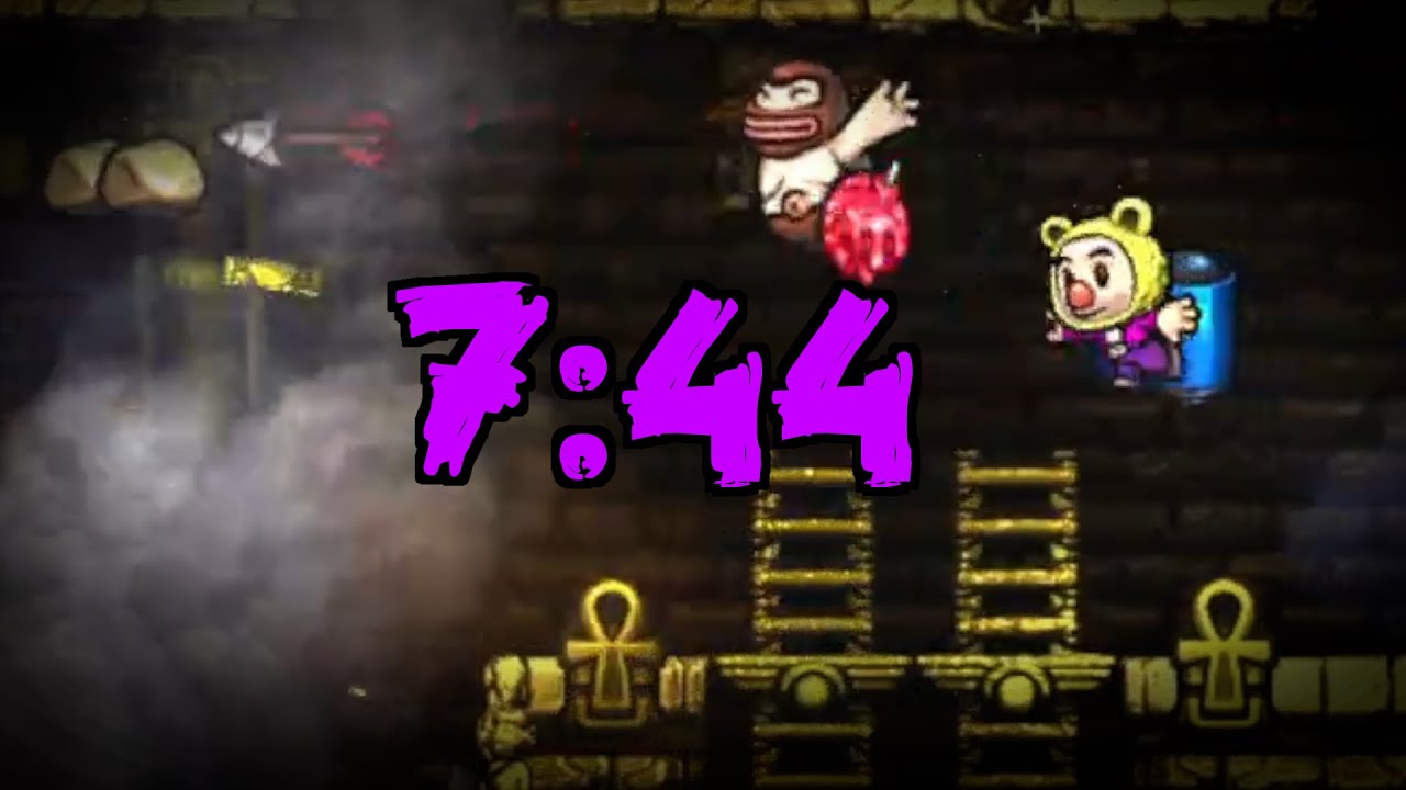 Spelunky Big Money (500k) Speedrun 7:44