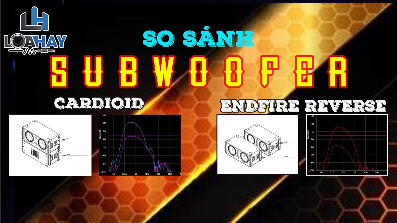 LOA HAY | SO SÁNH Subwoofer EDNFIRE REVERSE vs Subwoofer CARDIOID.