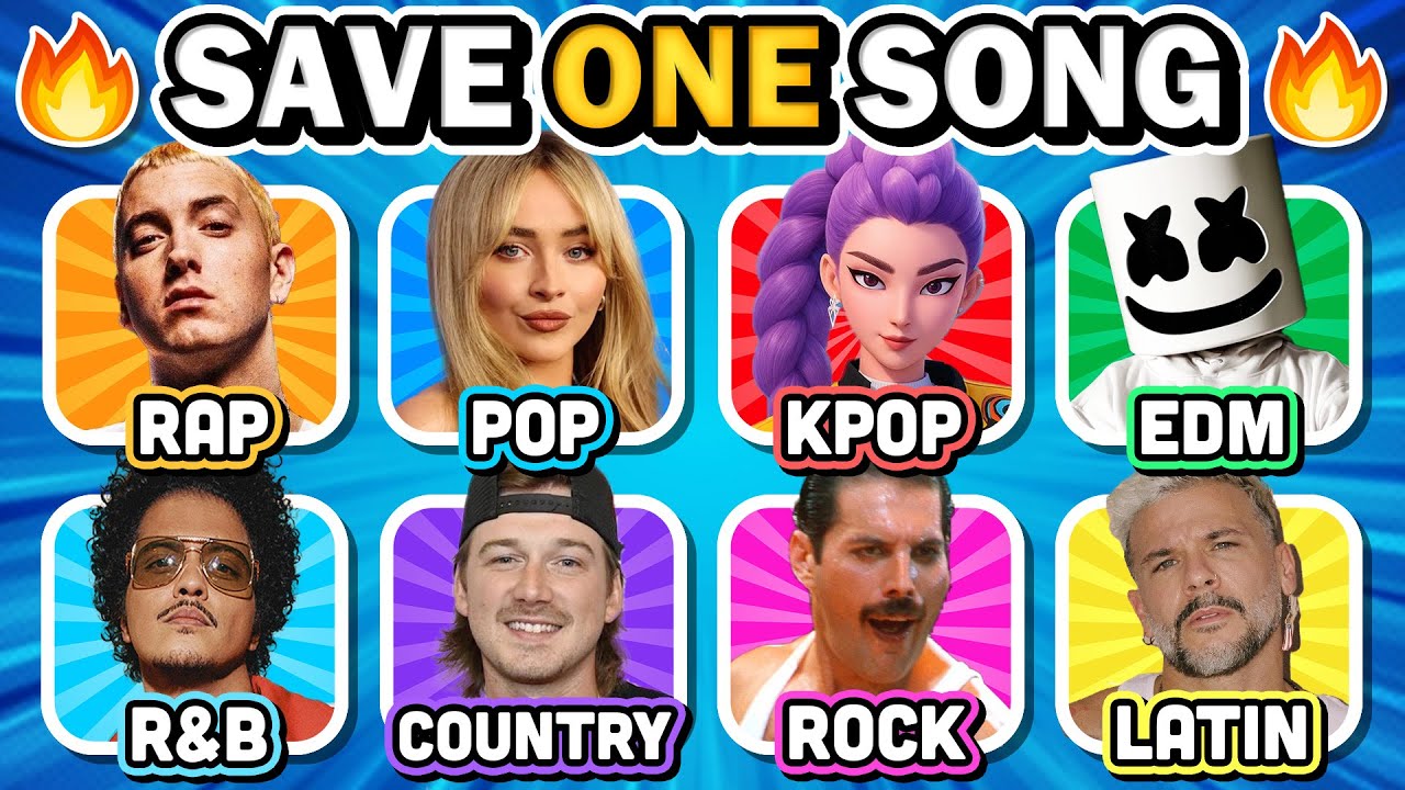 Save One Song 🎶RANDOM GENRE ✨ 6 Songs Challenge! | Music Quiz 2026