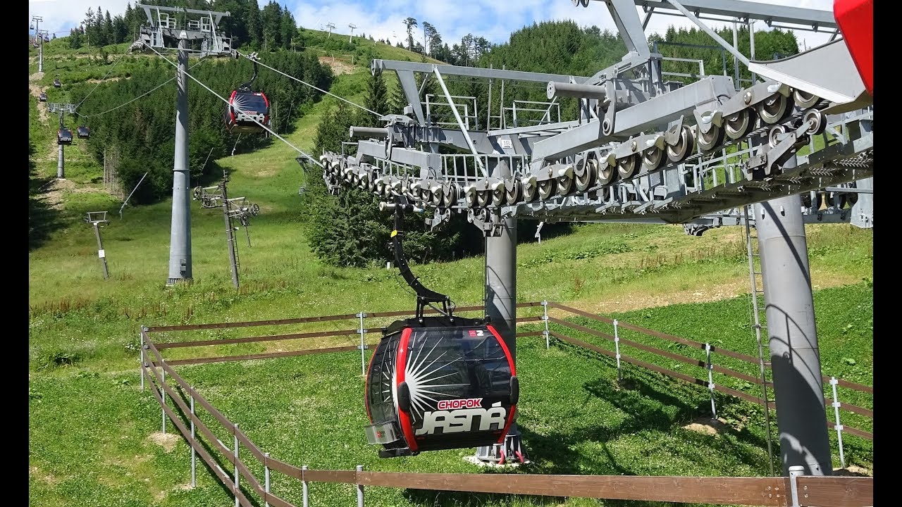 Chopok Mountain, Ski Resort (Slovakia) - Cable Cars, Chair Lifts and Funicular.