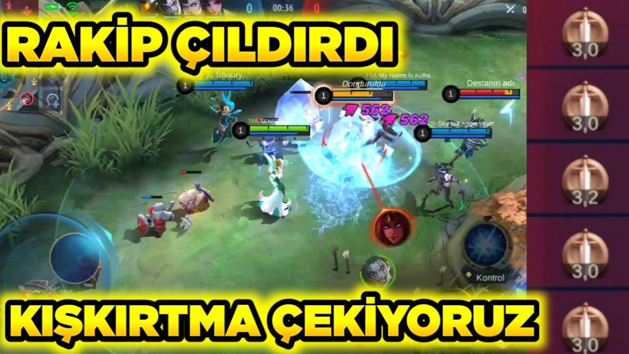 EKİP İLE RAKİBE KIŞKIRTMA ÇEKİYORUZ GÜLMEKTEN ÖLECEKSİNİZ MOBİLE LEGENDS