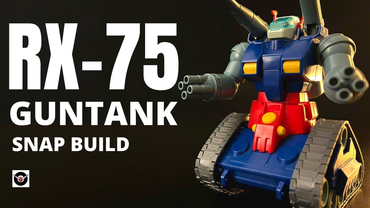 RX-75 Guntank HG 1/144 Snap Build | Speed build | ASMR | 4K HD