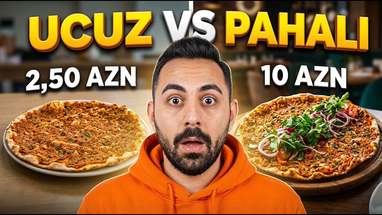 2.50 AZN VS 10 AZN LAHMACUN | ARADAKİ FARK NE?