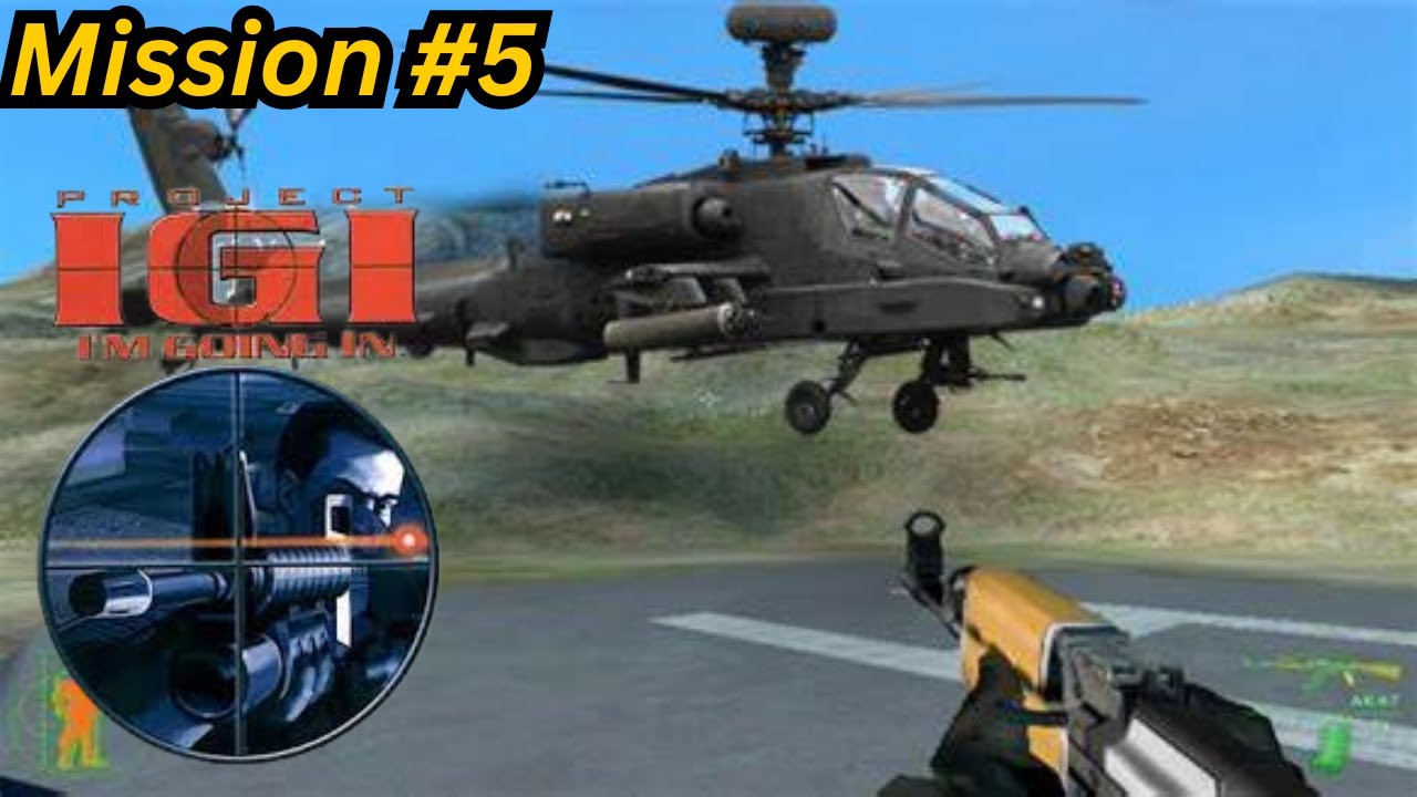 Project IGI 1 Mission #5 Radar Base | igi 1 mission #5 gameplay @darkfighter2