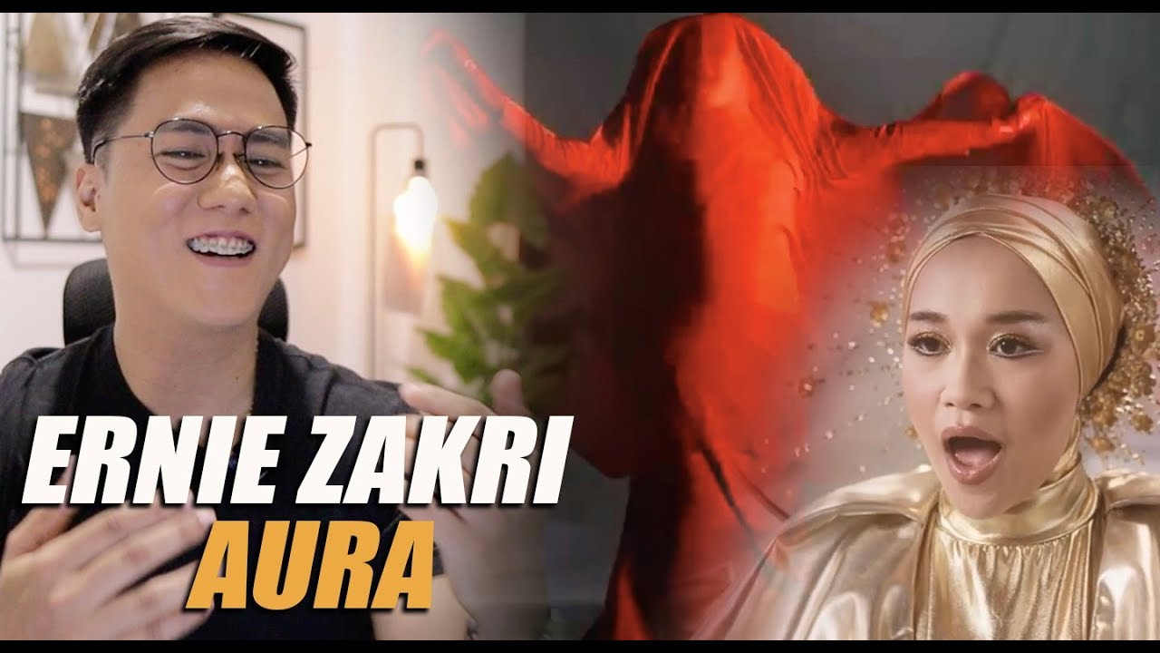 Ernie Zakri - Aura (Official Music Video) | SINGER REACTION