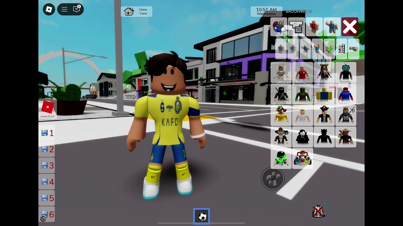 How to make Cristiano Ronaldo in Brookhaven (the new update)