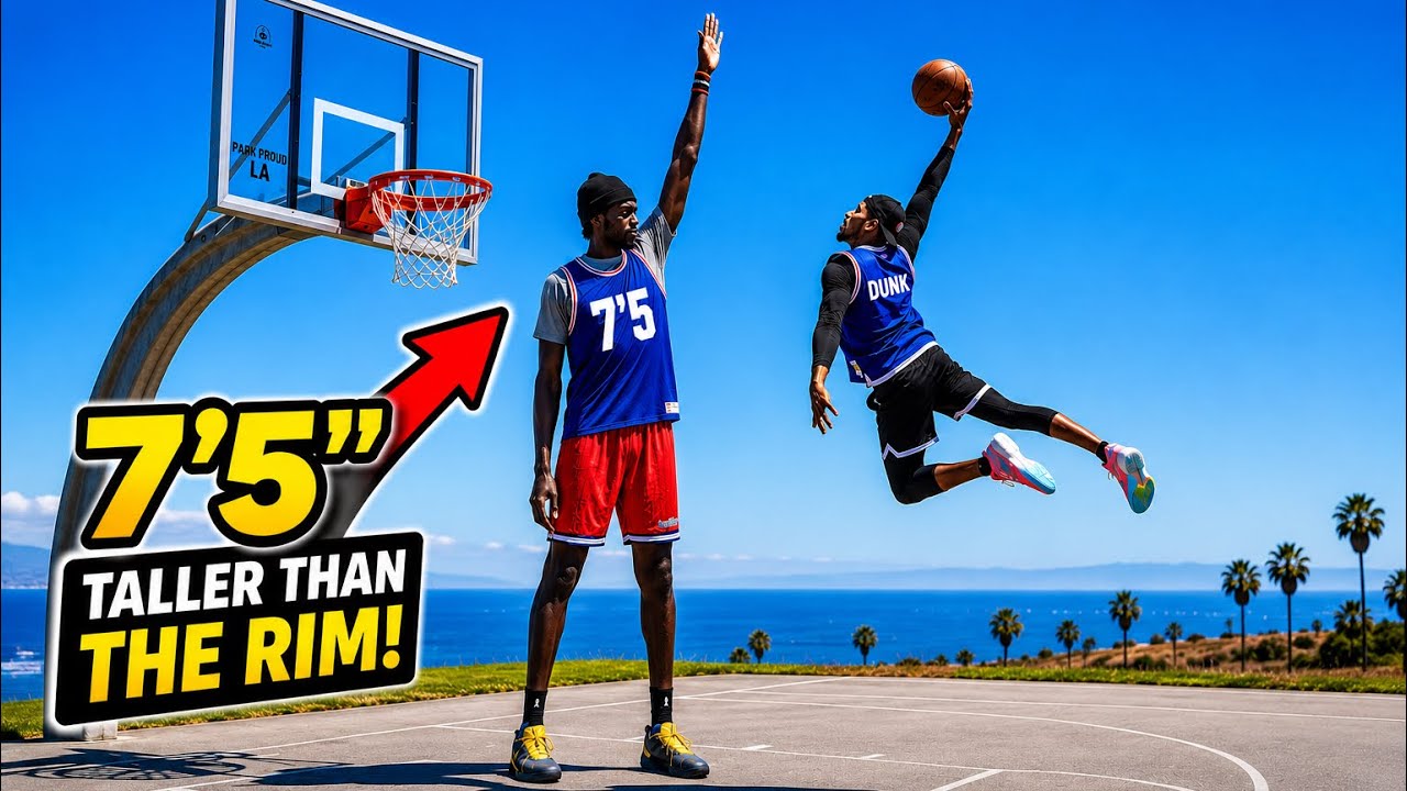 King of the Court vs 7'5 Giant  (Dunks ONLY)