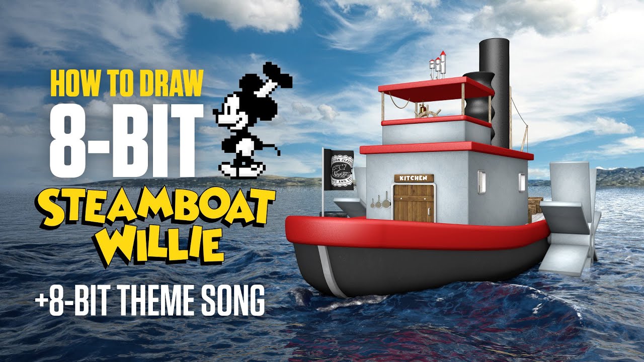 8-Bit Steamboat Willie (+8-Bit Theme Song)