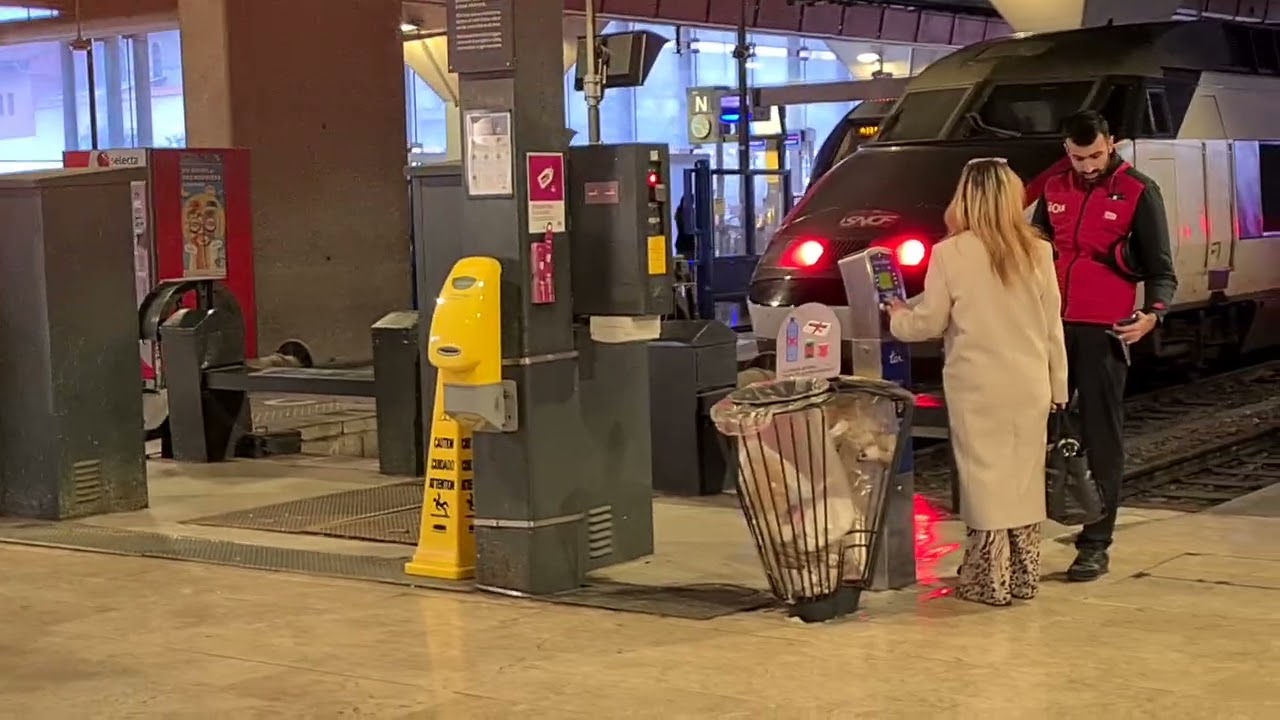 جولة في محطة القطار مارسيليا gars Saint Charles Marseille