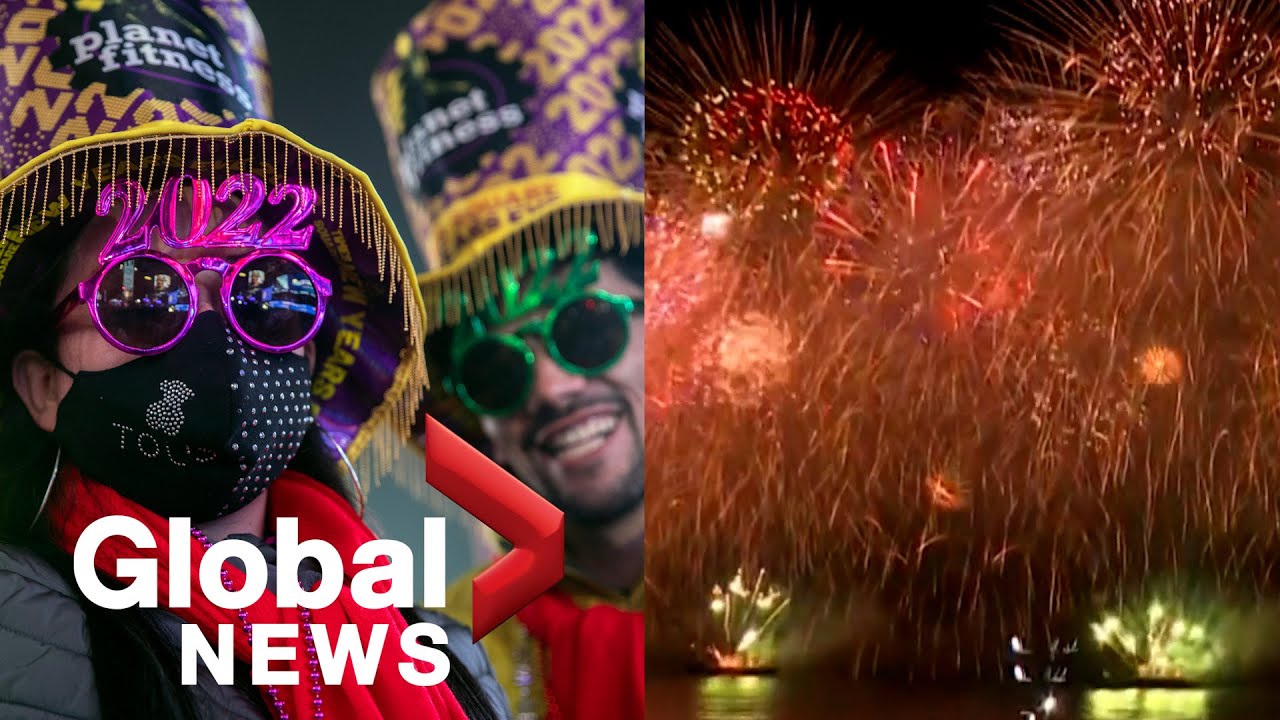 New Year's 2022 countdown celebrations around the world | FULL