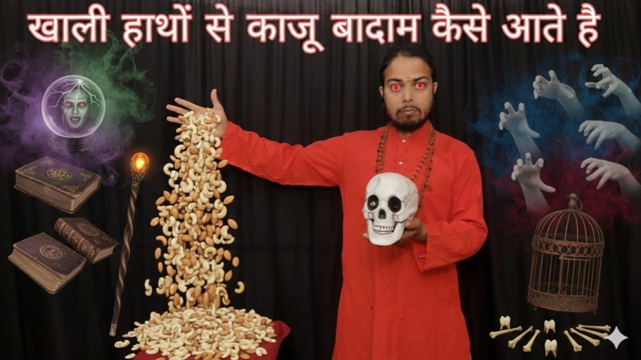 खाली हाथों में काजू बादाम कैसे आ जाते है How do cashew nuts and almonds come with empty hands?