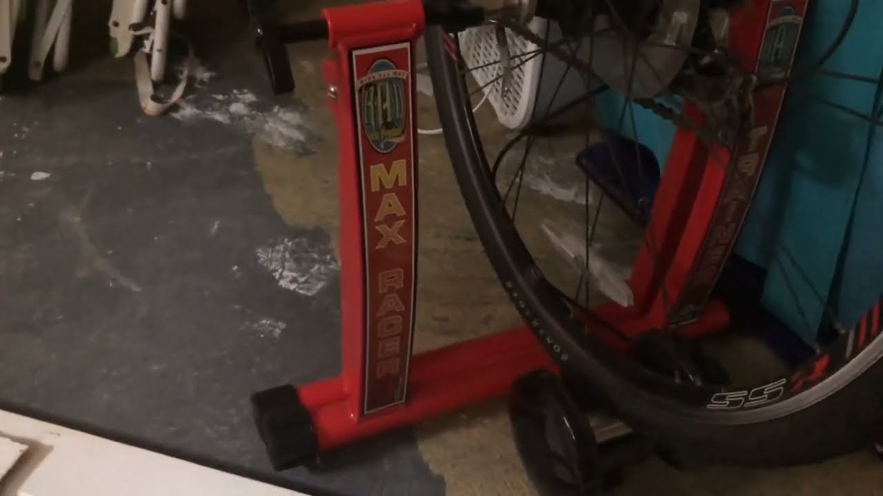 Rad Max Racer Exercise Bike Resistance Trainer Review, Clunky, but does work