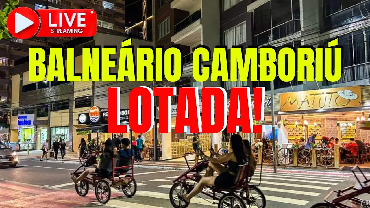 AO VIVO MOVIMENTO NA NOITE DE TERÇA-FEIRA EM BALNEÁRIO CAMBORIÚ