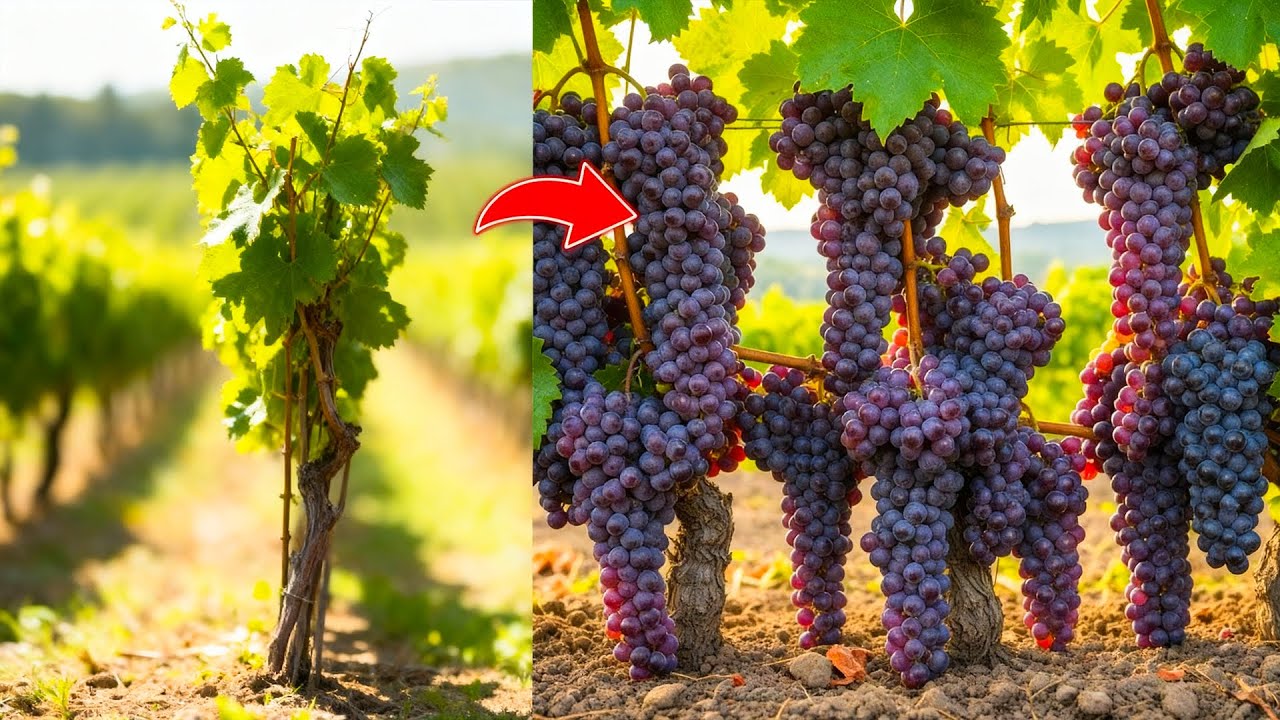 Grow Tons of Grapes, Not Leaves - Do This For an Endless Grape Harvest!