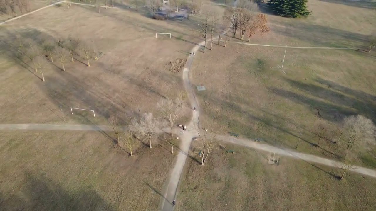 Drone Dji 4k parco Colonnetti Torino 2