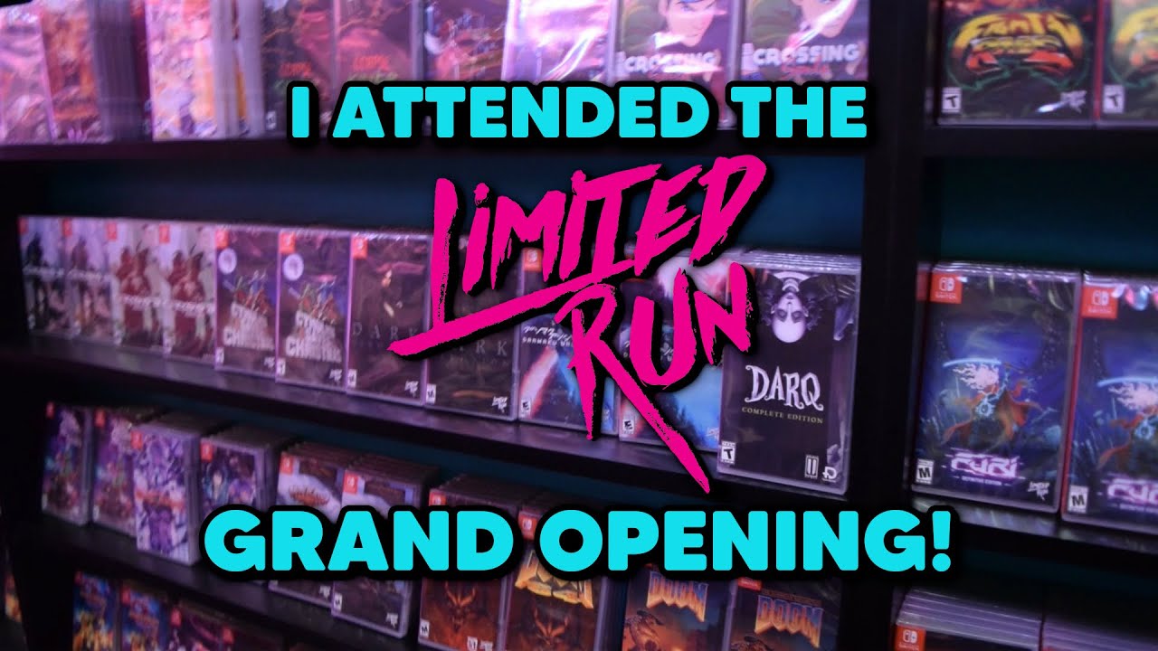 I attended the Limited Run store GRAND OPENING!