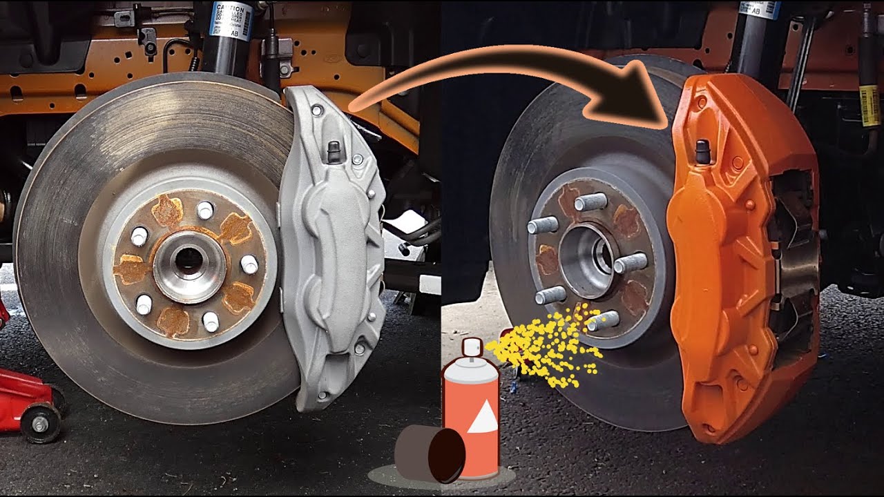 How to Paint Brake Calipers for S550 Mustangs (2015-2023) - Rattle Can Method