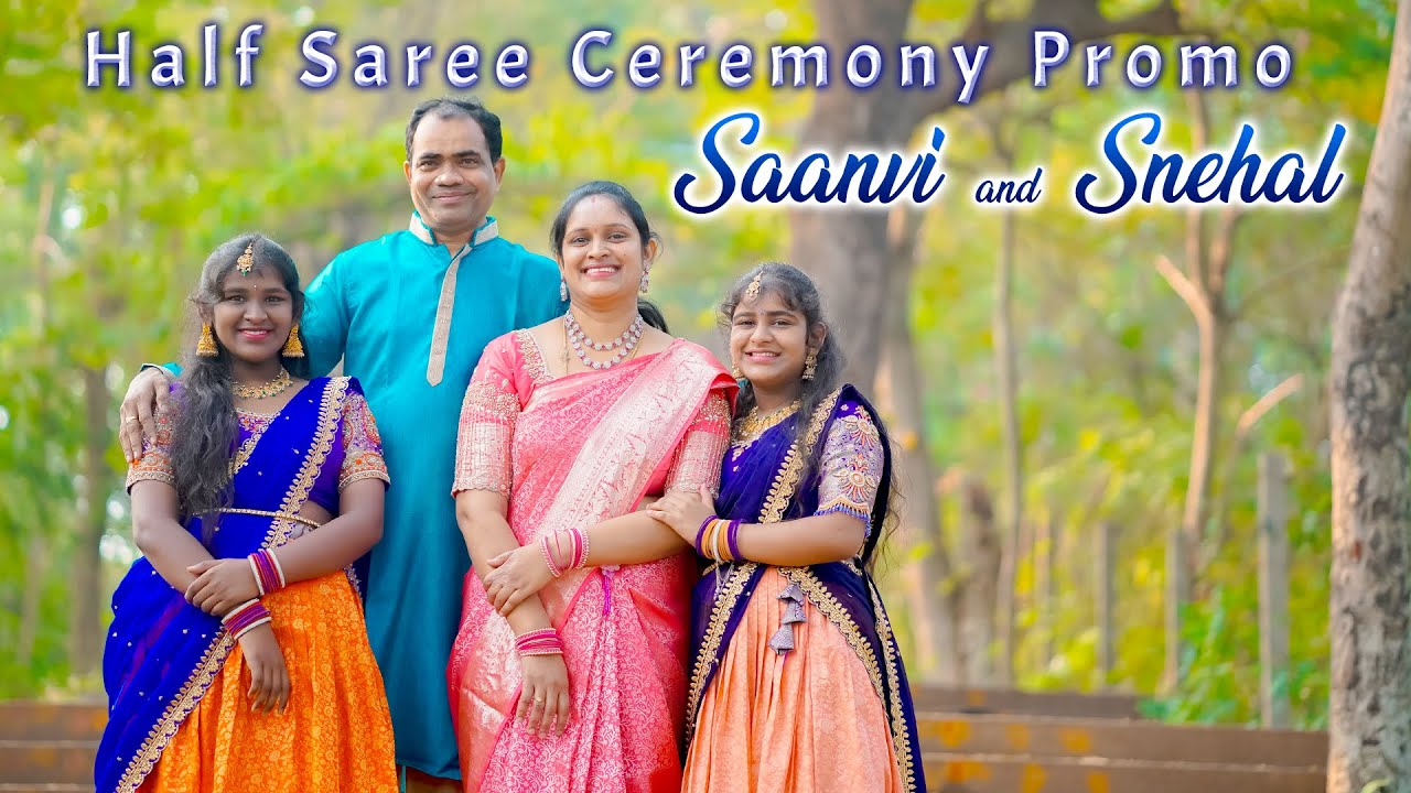 Saanvi & Snehal Half Saree Ceremony 4k