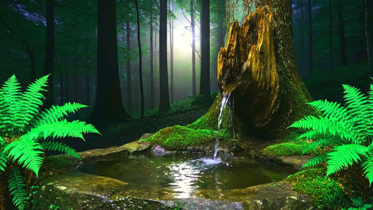 Relaxing Music with Water Flow Sounds 🌿 Calm Anxiety, Release Stress & Restore Inner Peace