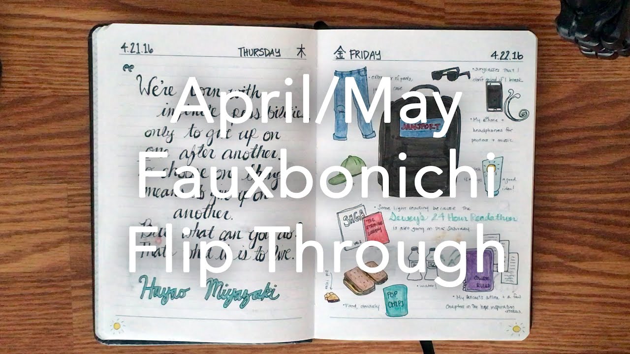 April + May Fauxbonichi Flip Through