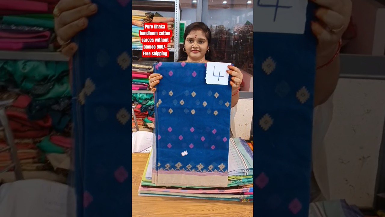 7794895739...pure Dhaka handloom cotton sarees without blouse 900/- free shipping