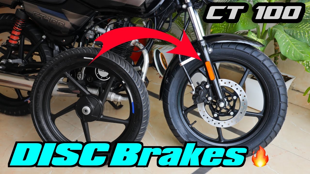 Disc Brake Installation in Bajaj CT 100 Bike