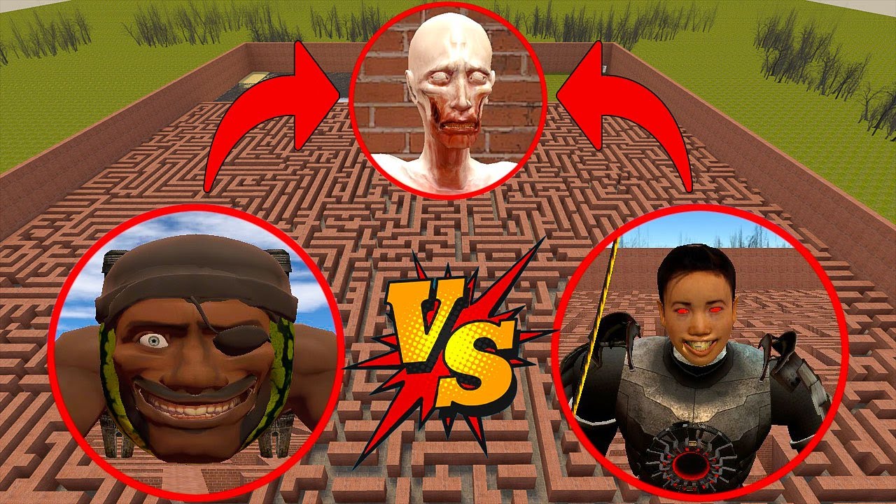 NEW ADAN MECHA AXEMAN and LIN GANG MELON FAMILY VS ITALIAN BRAINROT Family VS SCP-096 in Garry's Mod